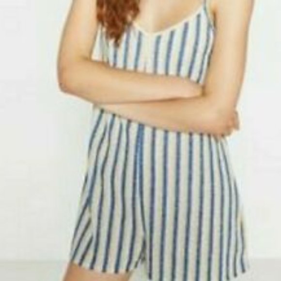Zara Striped Knit Romper S - Picture 8 of 10